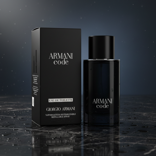 Armani Code by Giorgio Armani Eau De Toilette Spray Refillable 2.5 oz (Men)