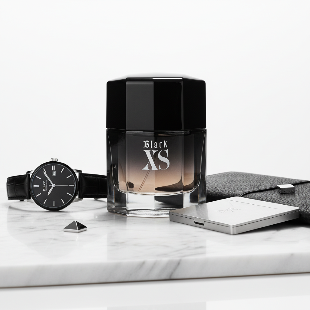 Black XS by Paco Rabanne Eau De Toilette Spray (Tester) 3.4 oz (Men)