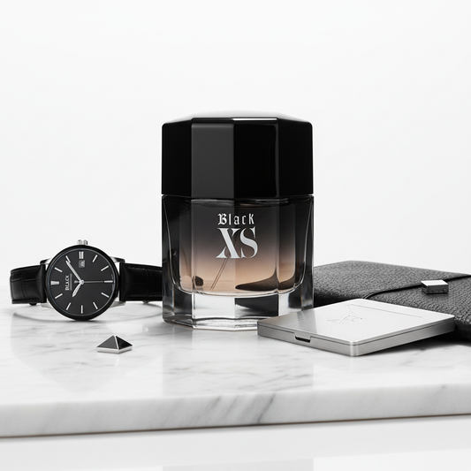 Black XS by Paco Rabanne Eau De Toilette Spray (Tester) 3.4 oz (Men)