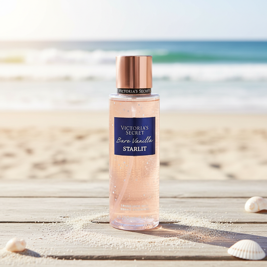 Victoria's Secret Bare Vanilla Starlit by Victoria's Secret Fragrance Mist Spray 8.4 oz (Women)