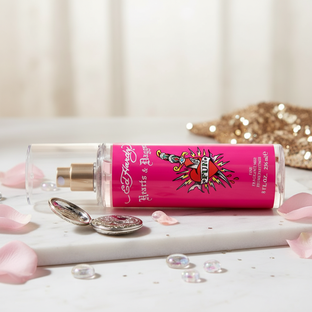 Ed Hardy Hearts & Daggers by Christian Audigier Body Mist 8.0 oz (Women)