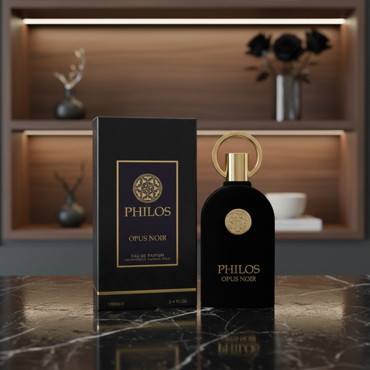 Philos Opus Noir by Maison Alhambra Eau De Parfum Spray (Unisex) 3.4 oz (Men)