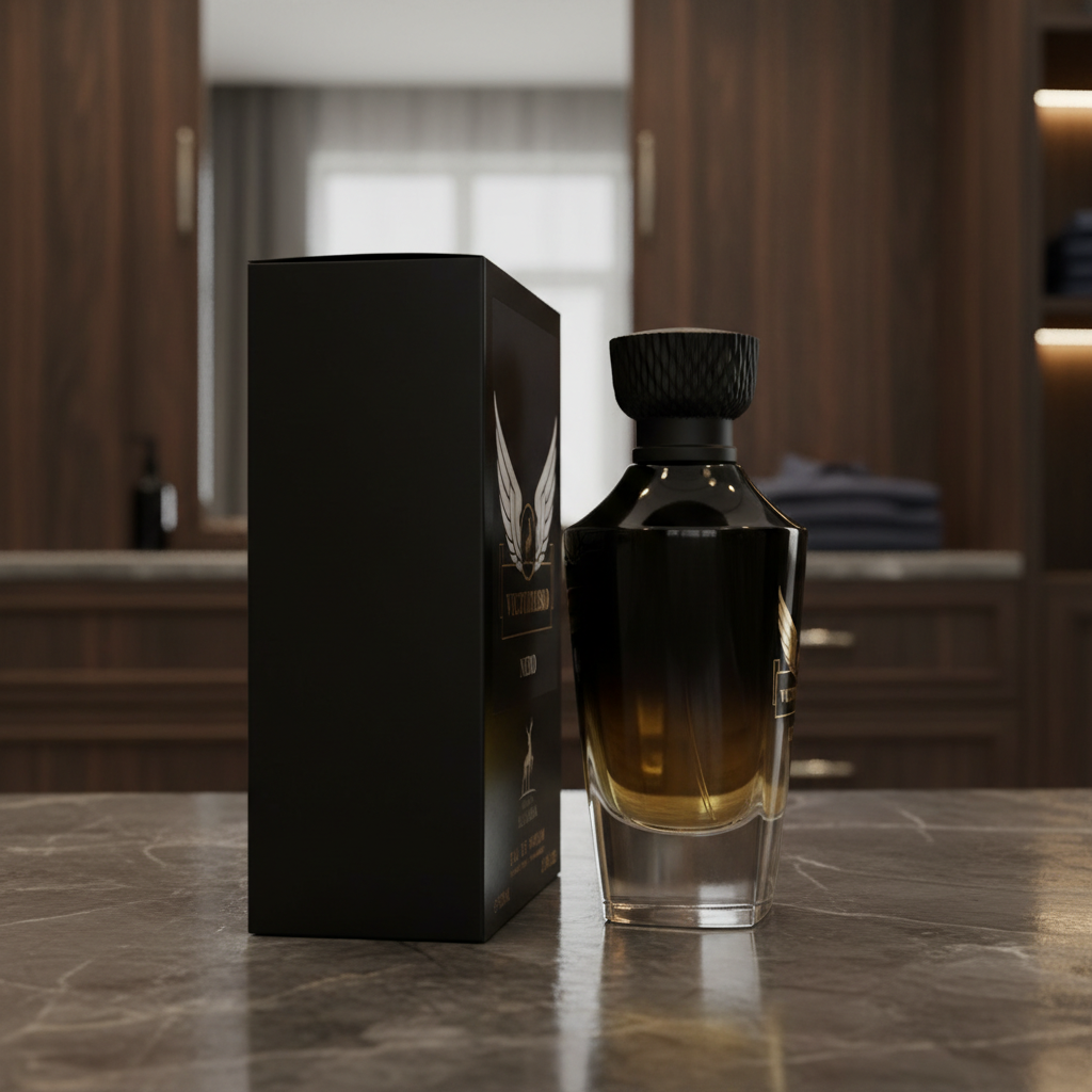 Maison Alhambra Victorioso Nero by Maison Alhambra Eau De Parfum Spray 3.4 oz (Men)