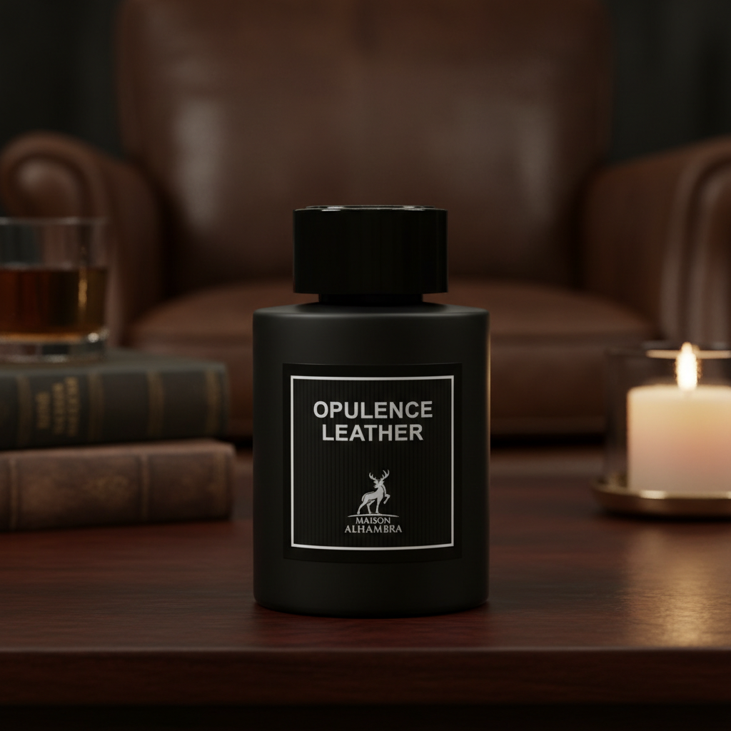 Maison Alhambra Opulence Leather by Maison Alhambra Eau De Parfum Spray 3.4 oz (Men)