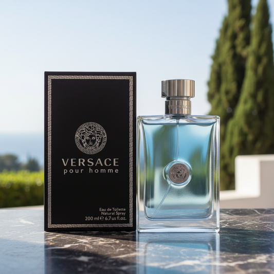 Versace Pour Homme by Versace Eau De Toilette Spray 6.7 oz (Men)