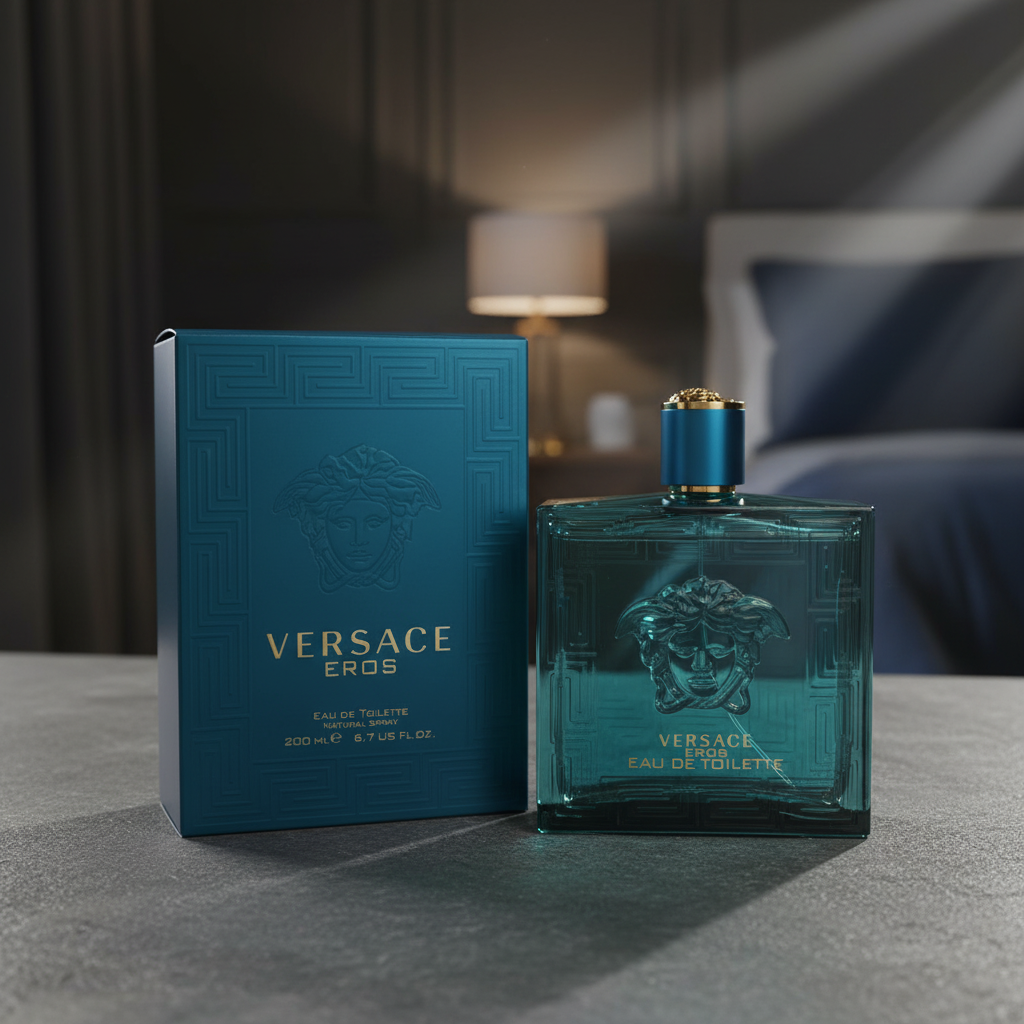 Versace Eros by Versace Eau De Toilette Spray 6.7 oz (Men)