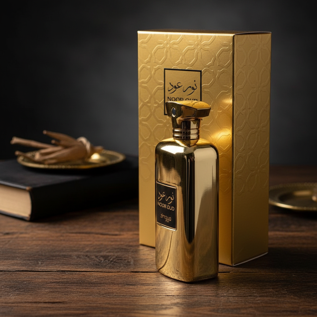 Afnan Zimaya Noor Oud by Afnan Eau De Parfum Spray (Unisex) 3.4 oz (Men)