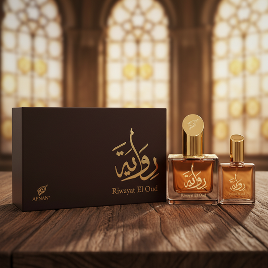 Riwayat El Oud by Afnan Eau De Parfum Spray + Free .67 oz Travel EDP Spray 1.7 oz (Women)