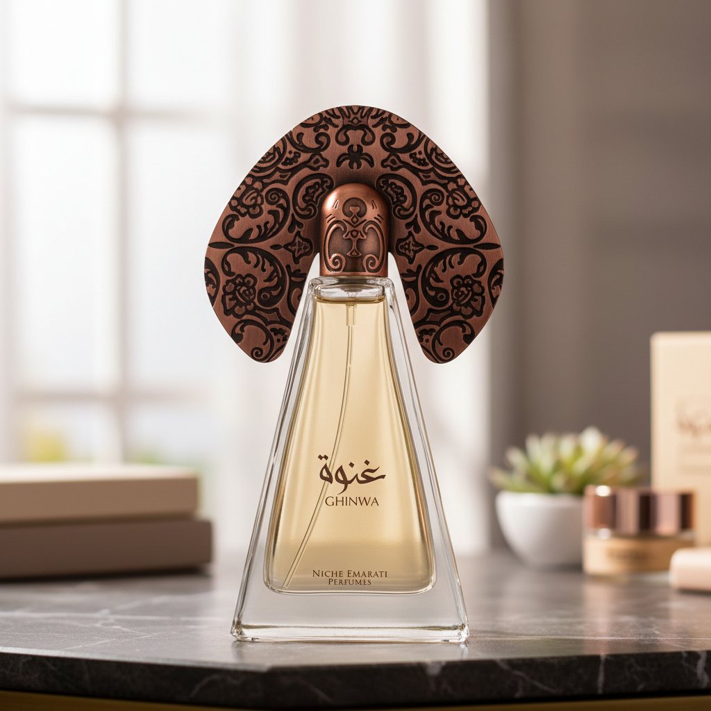Niche Emarati Ghinwa by Lattafa Eau De Parfum Spray (Unisex) 3.4 oz (Women)