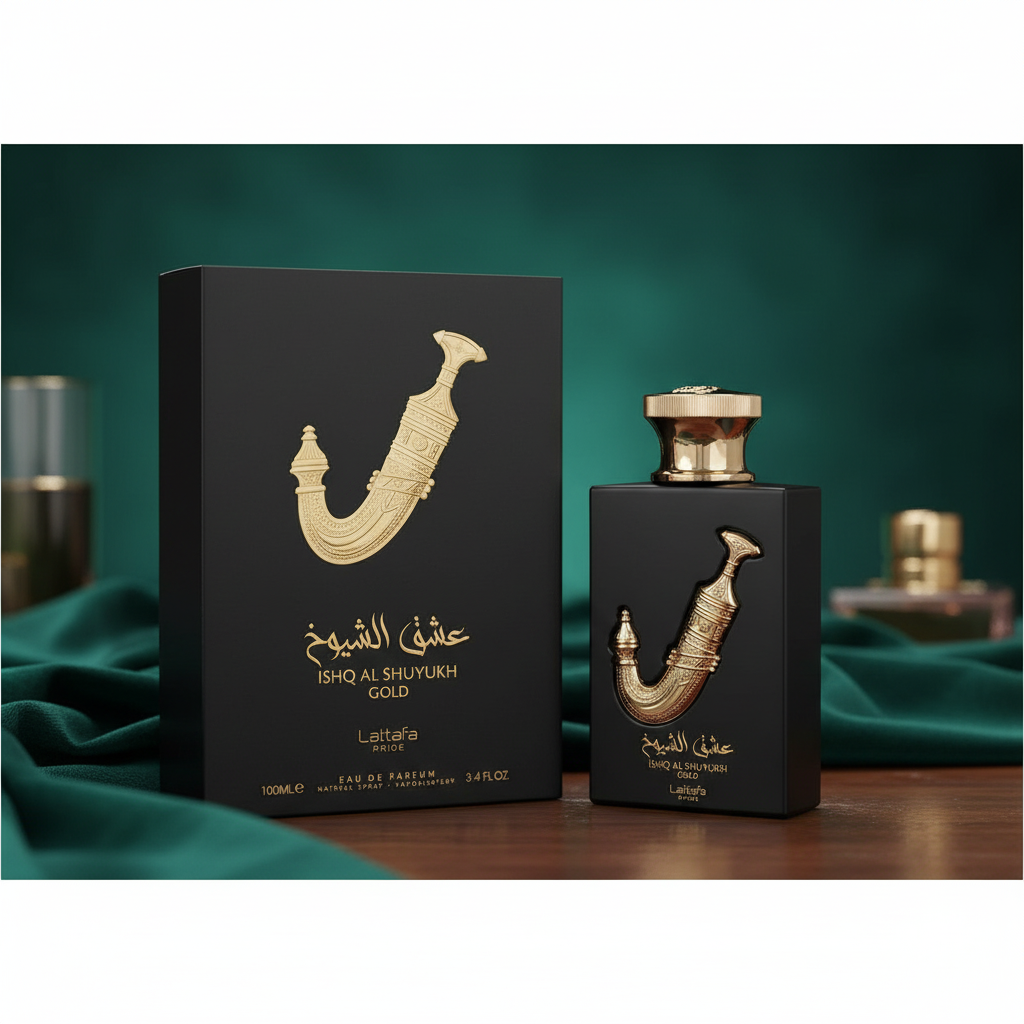 Lattafa Pride Ishq Al Shuyukh Gold by Lattafa Eau De Parfum Spray (Unisex) 3.4 oz (Men)