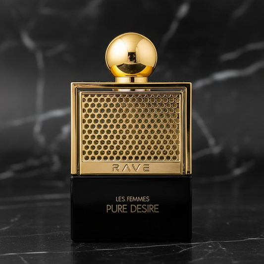 Lattafa Rave Pure Desire Gold by Lattafa Eau De Parfum Spray 3.4 oz (Women)
