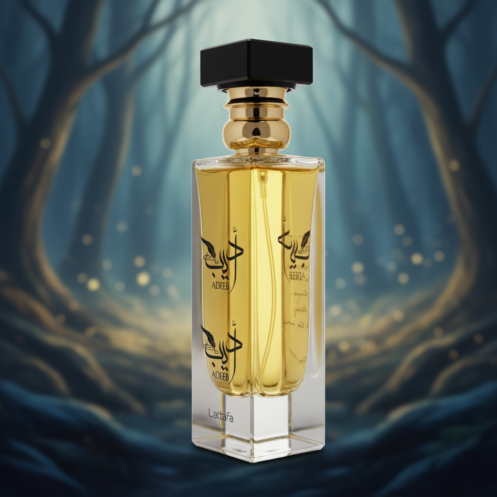 Lattafa Adeeb by Lattafa Eau De Parfum Spray (Unisex) 2.7 oz (Women)