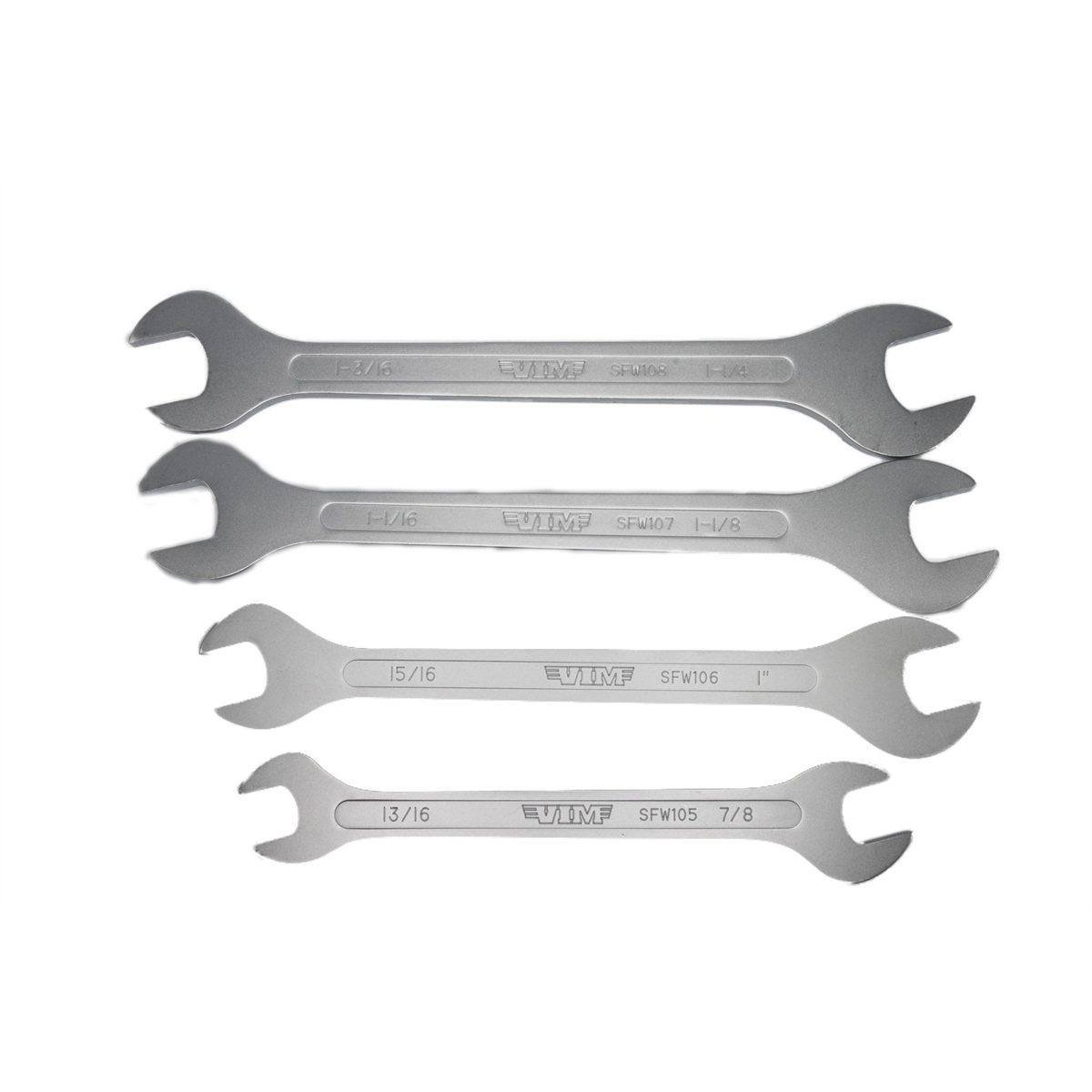 VIM Tools 4 Piece Large Flat Wrench Extension Set - SAE