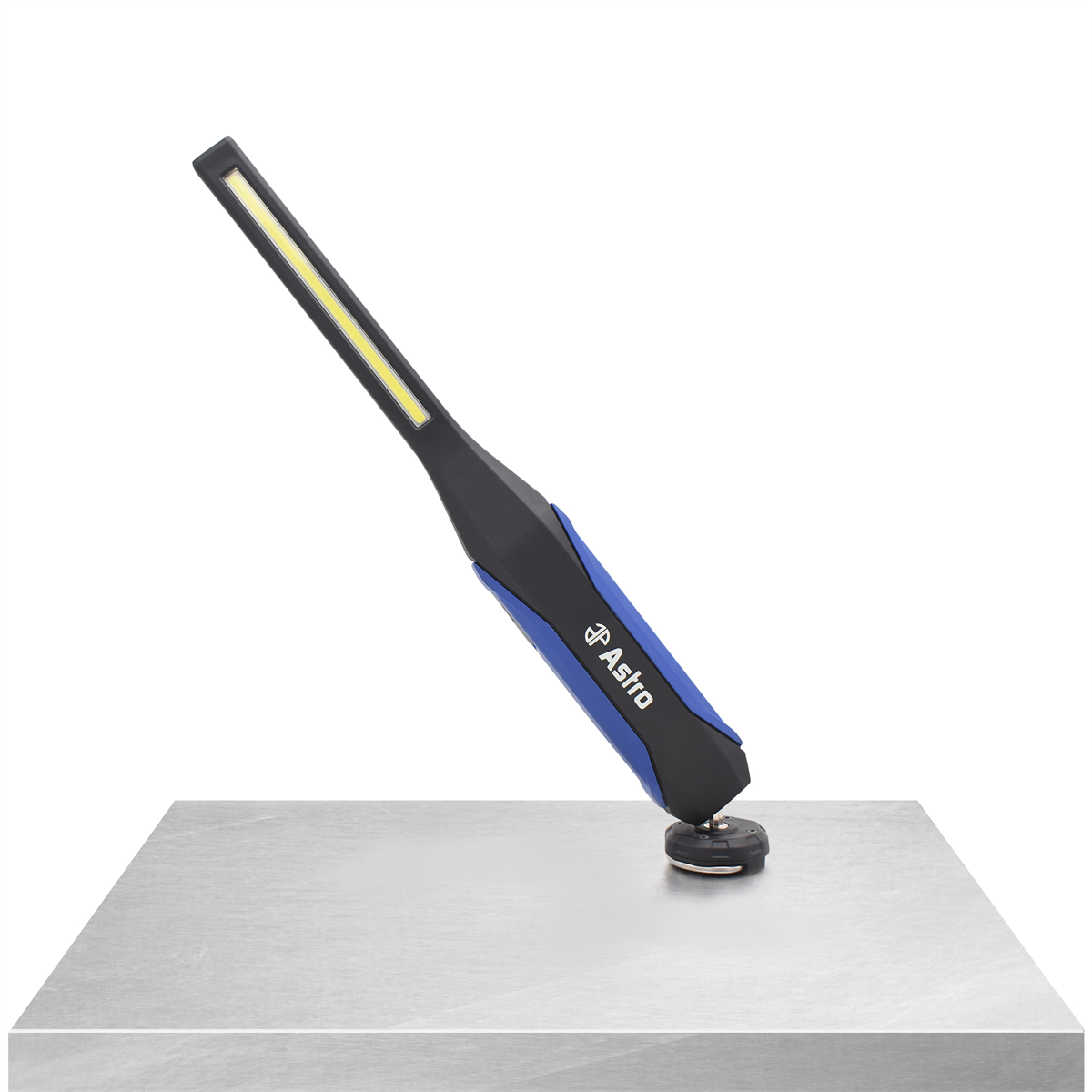 Astro Pneumatic 900 Lumen Wirelessly Rechargeable LED Slim Light w/ Top Flashlight