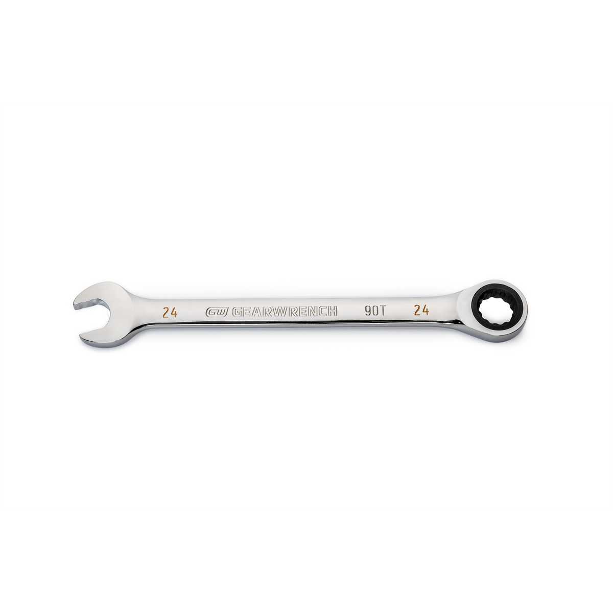 GearWrench 24mm 90-Tooth 12 Point Ratcheting Combination Wrench