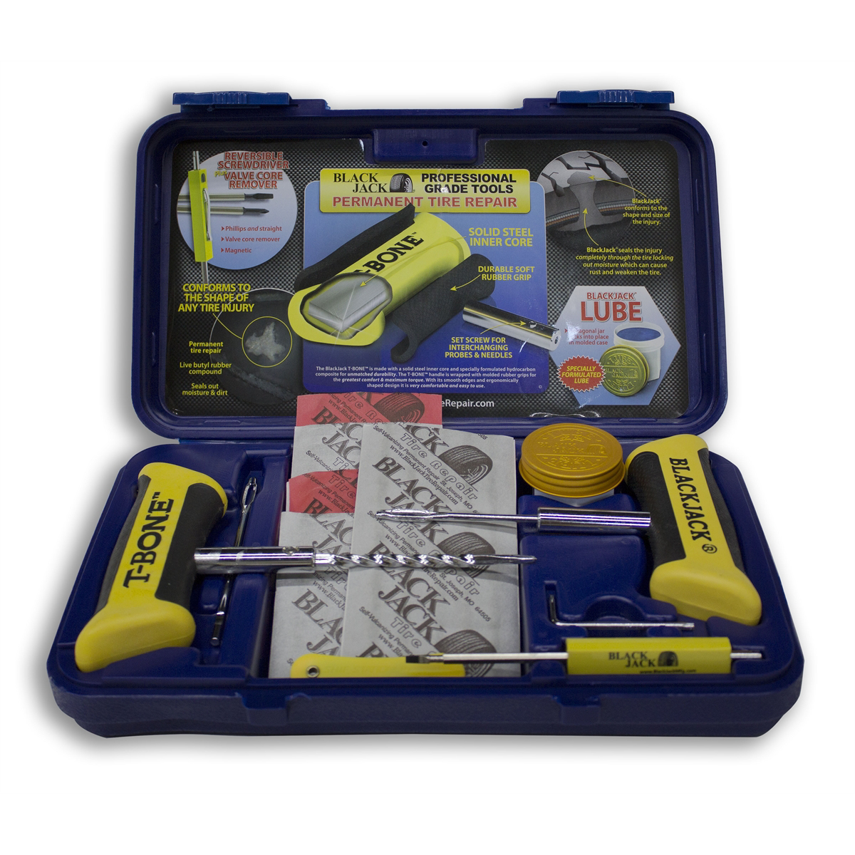 BlackJack Tire Supplies Blue Tire Repair Kit