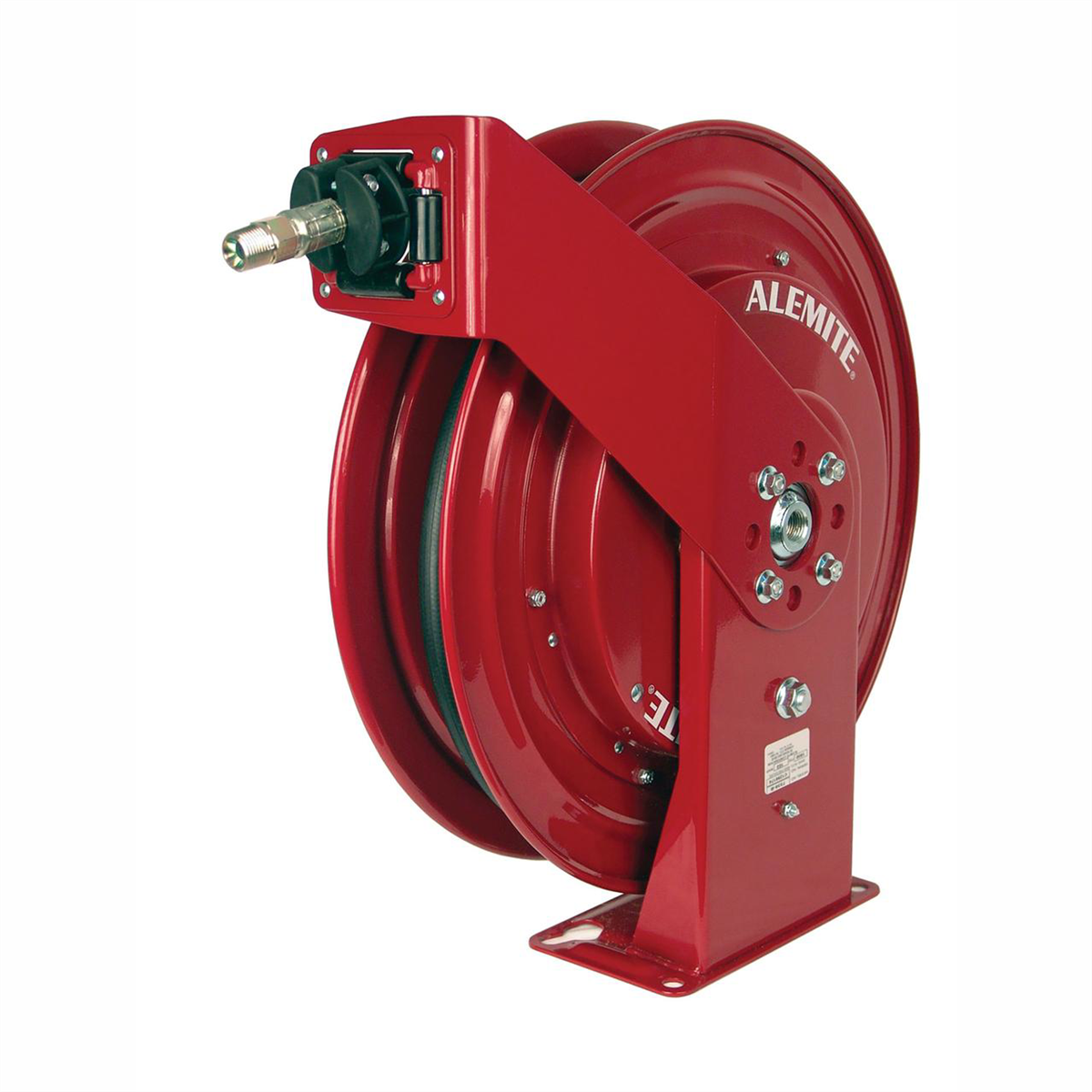 Alemite Hose Reel, 1/4" x 50' Hose - Grease