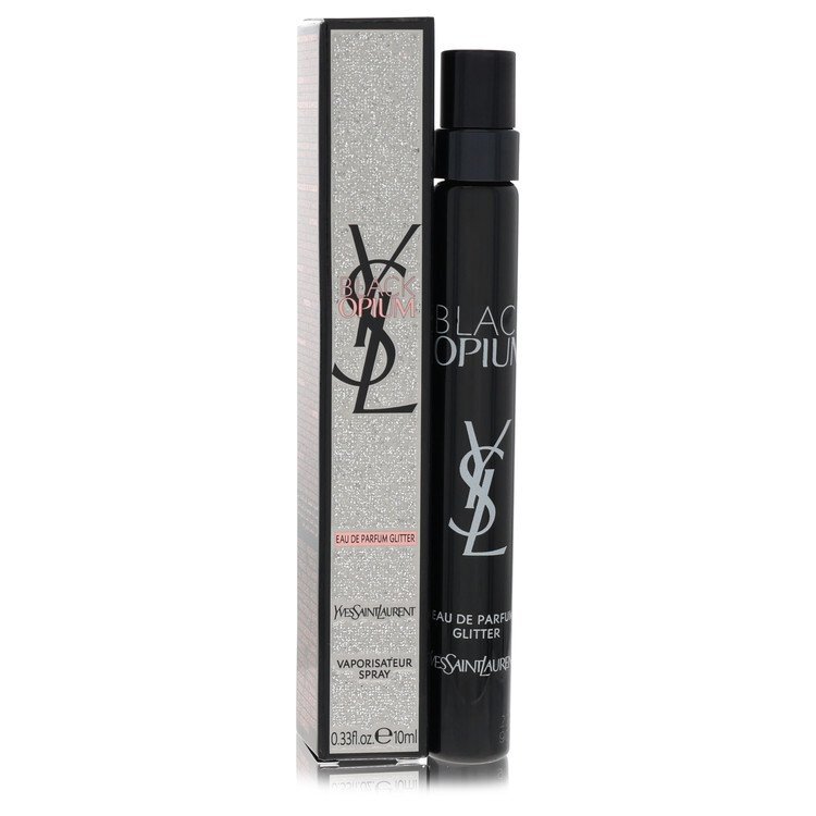 Black Opium Glitter by Yves Saint Laurent Mini EDP Spray 0.33 oz (Women)