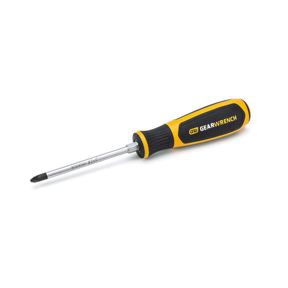 GearWrench No. 2 x 4 Inch Pozidriv Dual Material Screwdriver