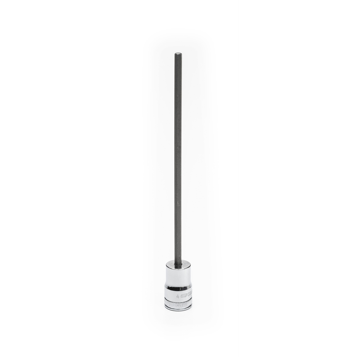 GearWrench 3/8 Inch Drive Long Length Hex Bit Metric Socket 4mm