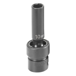 Soc 10mm 3/8d imp univ 6pt dp blk