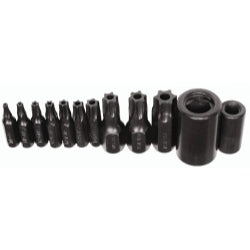K Tool International Master Tamper Proof Torx Set T10-T55 Bits