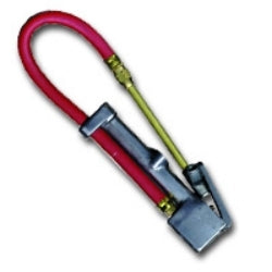 Tire Inflator with Gauge for Dual Wheel