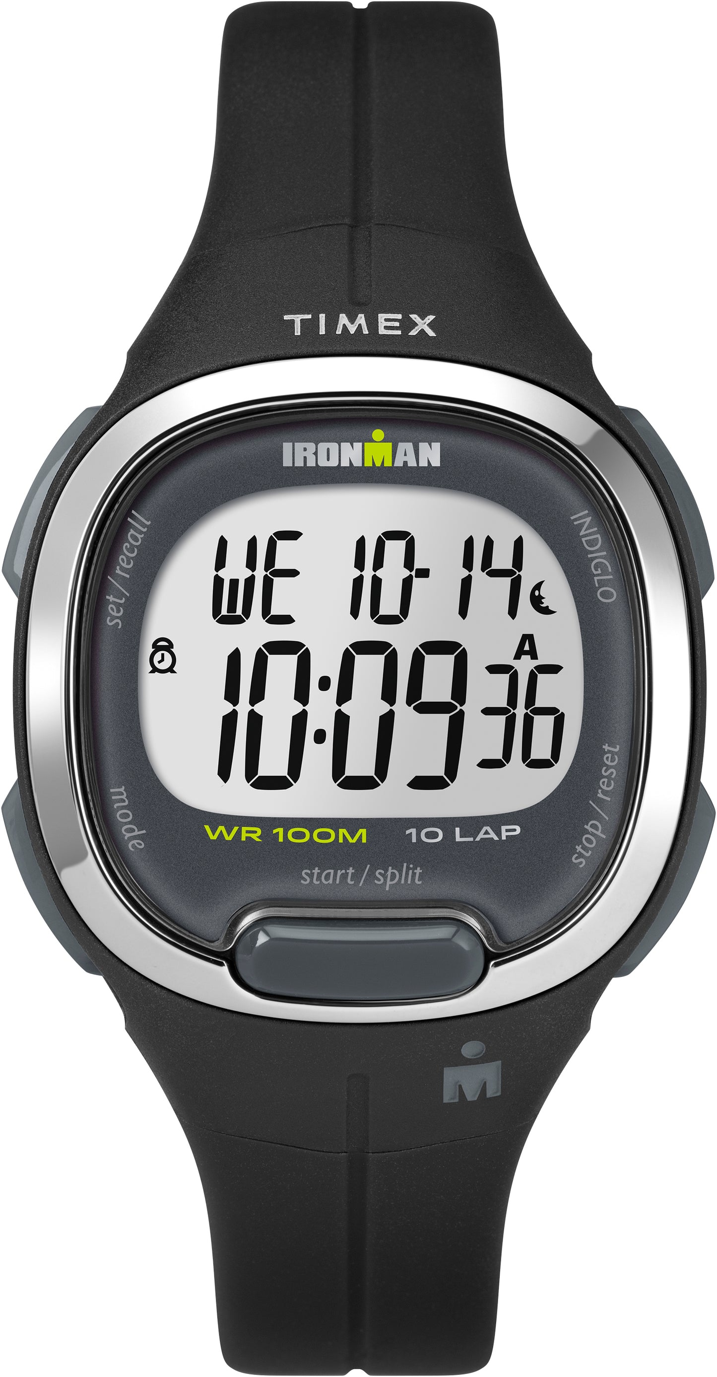 Timex TW5M19600 Women's Ironman Transit Essential 10 Black Resin Strap Watch