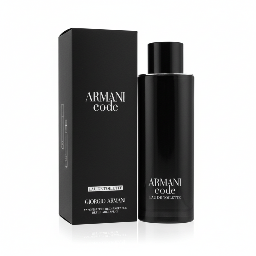 Armani Code by Giorgio Armani Eau De Toilette Spray Refillable 6.7 oz (Men)