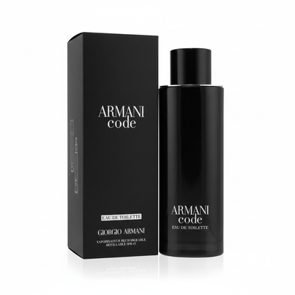 Armani Code by Giorgio Armani Eau De Toilette Spray Refillable 6.7 oz (Men)