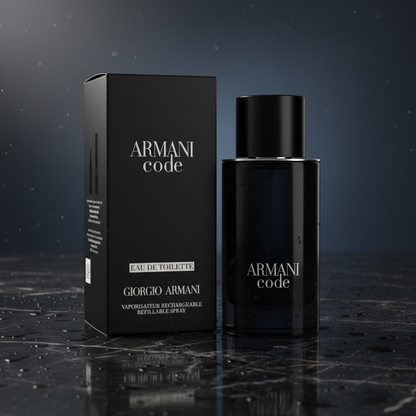 Armani Code by Giorgio Armani Eau De Toilette Spray Refillable 2.5 oz (Men)