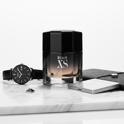 Black XS by Paco Rabanne Eau De Toilette Spray (Tester) 3.4 oz (Men)