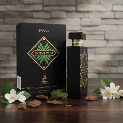 Maison Alhambra Infini Oud Joyous by Maison Alhambra Eau De Parfum Spray (Unisex) 3.4 oz (Men)