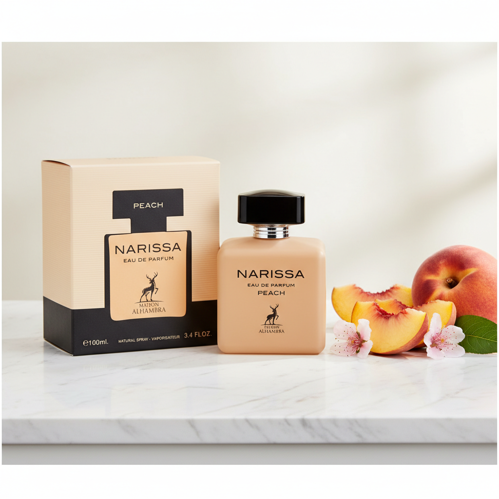 Maison Alhambra Narissa Peach by Maison Alhambra Eau De Parfum Spray 3.4 oz (Women)