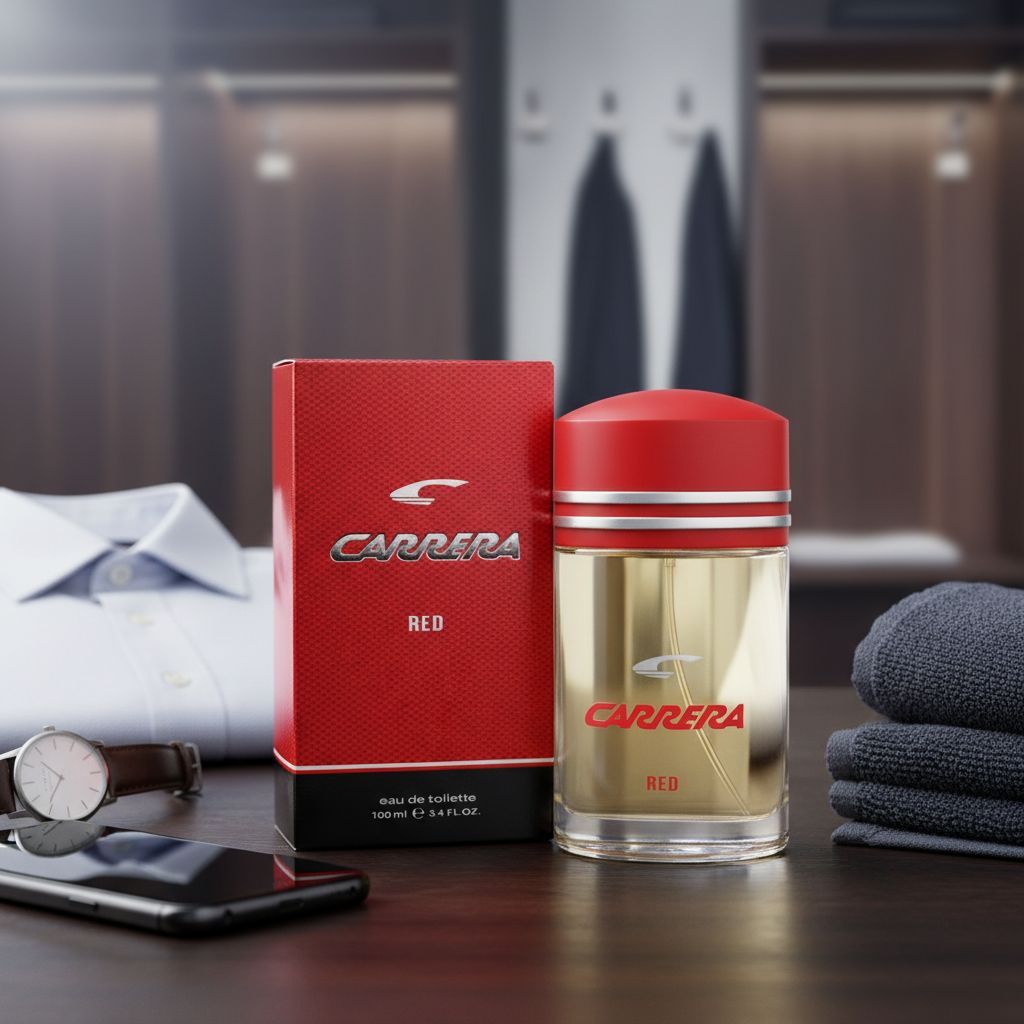 Carrera Red by Vapro International Eau De Toilette Spray 3.4 oz (Men)