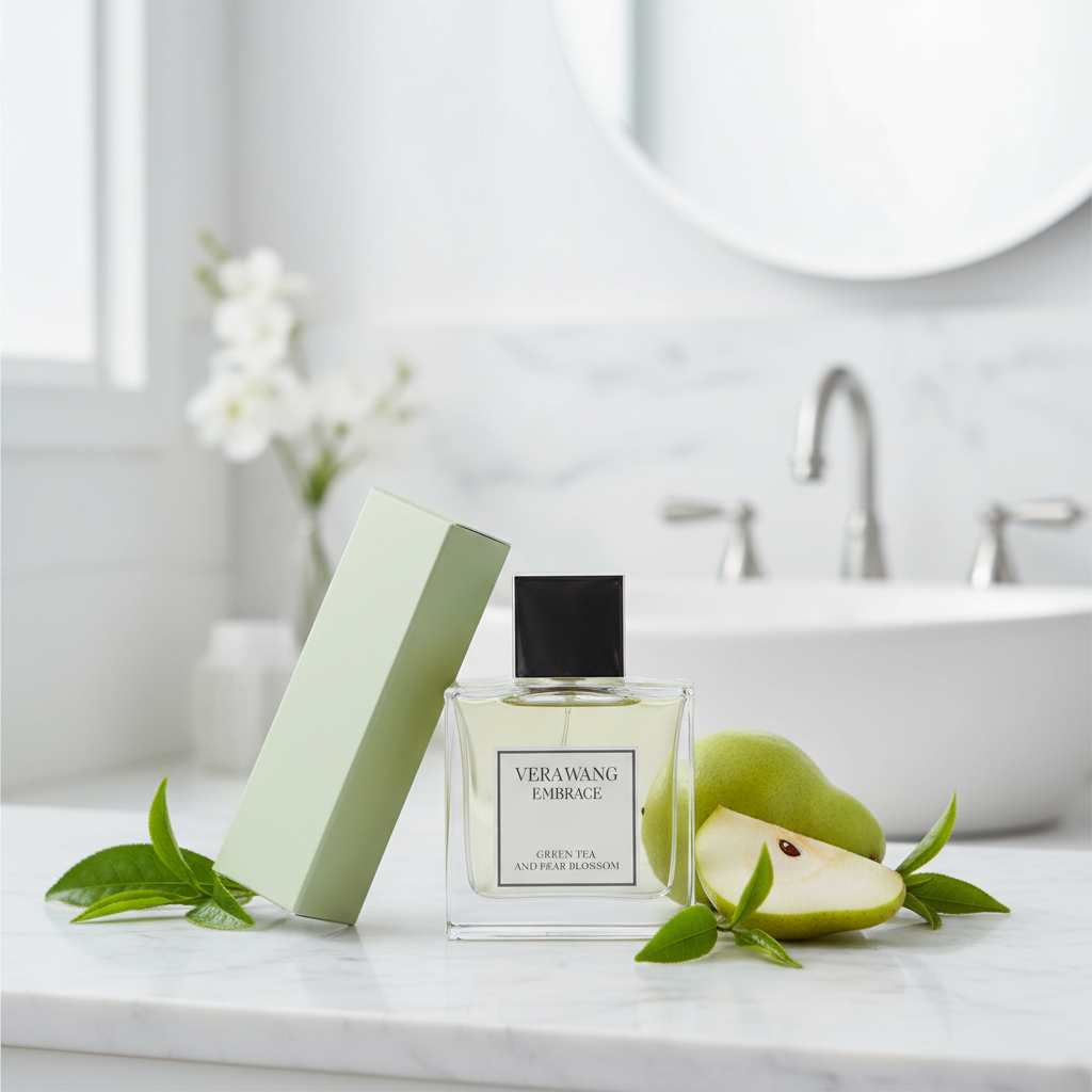 Vera Wang Embrace Green Tea And Pear Blossom by Vera Wang Eau De Toilette Spray 1 oz (Women)