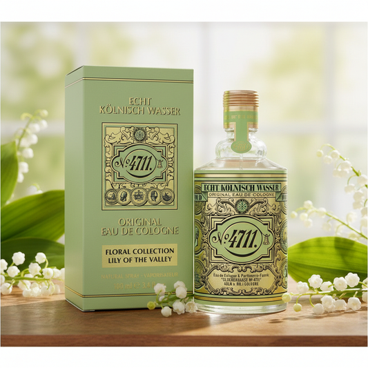 4711 Floral Collection Lily of the Valley by 4711 Eau De Cologne Spray (Unisex) 3.4 oz (Men)