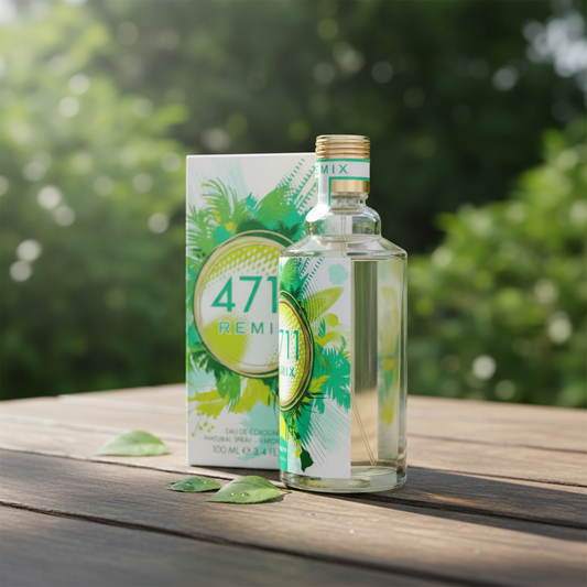 4711 Remix Green Oasis by 4711 Eau De Cologne Spray (Unisex) 3.4 oz (Men)