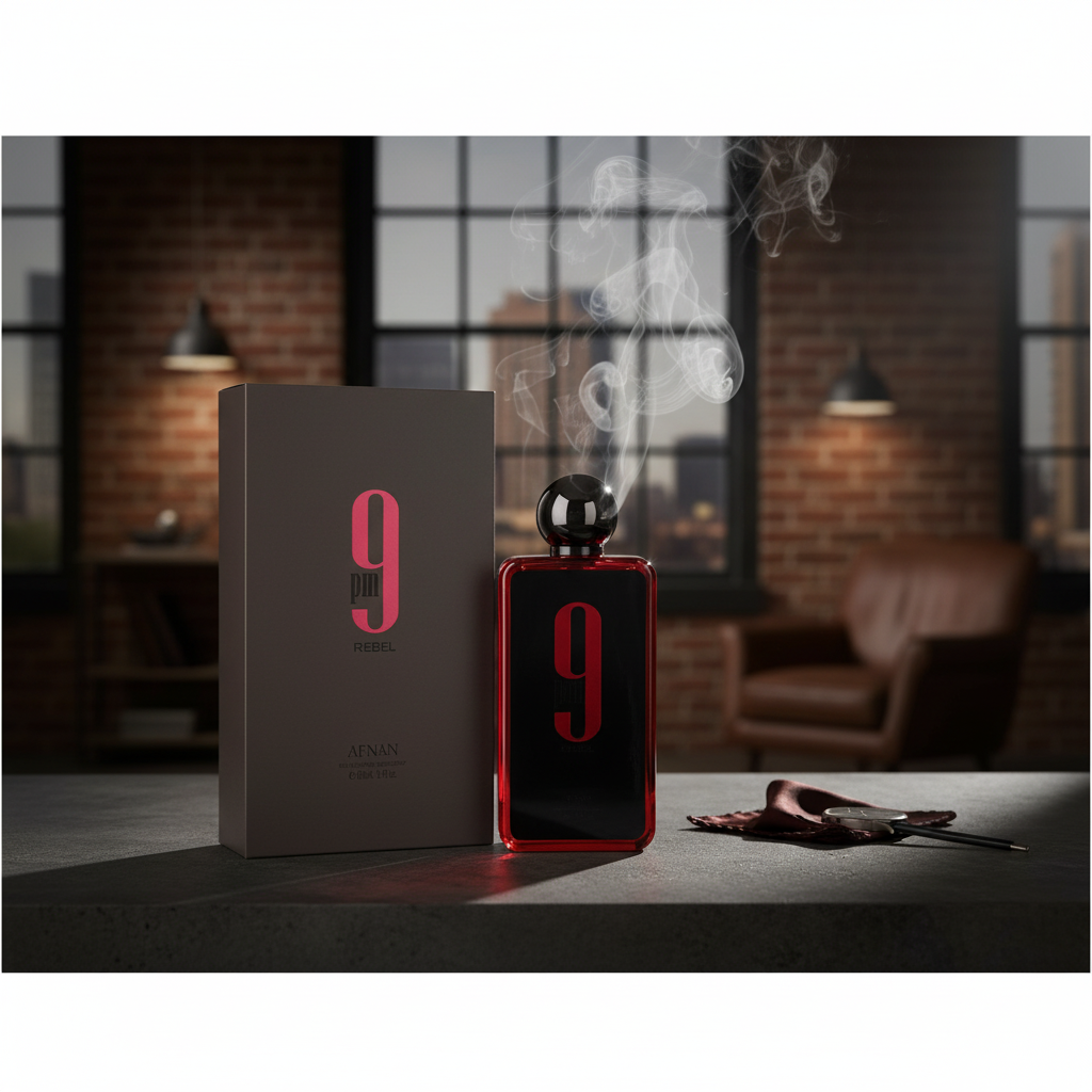 Afnan 9pm Rebel by Afnan Eau De Parfum Spray (Unisex) 3.4 oz (Men)