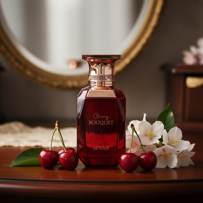 Afnan Cherry Bouquet by Afnan Eau De Parfum Spray 2.7 oz (Women)