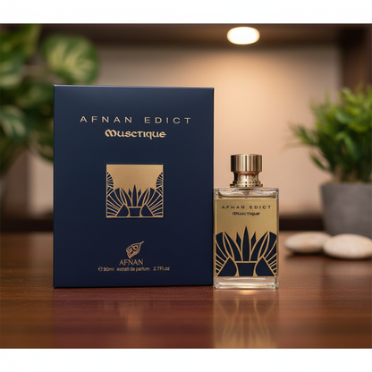 Afnan Edict Musctique by Afan Extrait De Parfum Spray (Unisex) 2.7 oz (Women)
