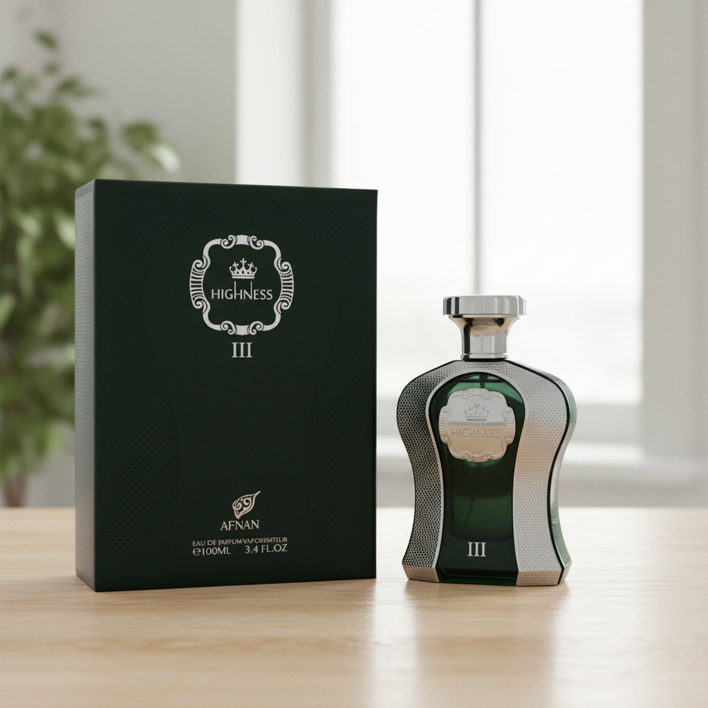 His Highness Green by Afnan Eau De Parfum Spray (Unisex) 3.4 oz (Men)