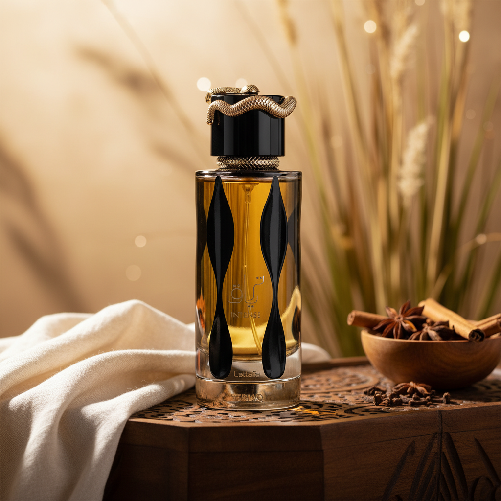 Lattafa Teriaq Intense by Lattafa Eau De Parfum Spray (Unisex) 3.4 oz (Men)