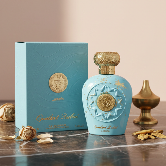 Lattafa Opulent Dubai by Lattafa Eau De Parfum Spray (Unisex) 3.4 oz (Women)