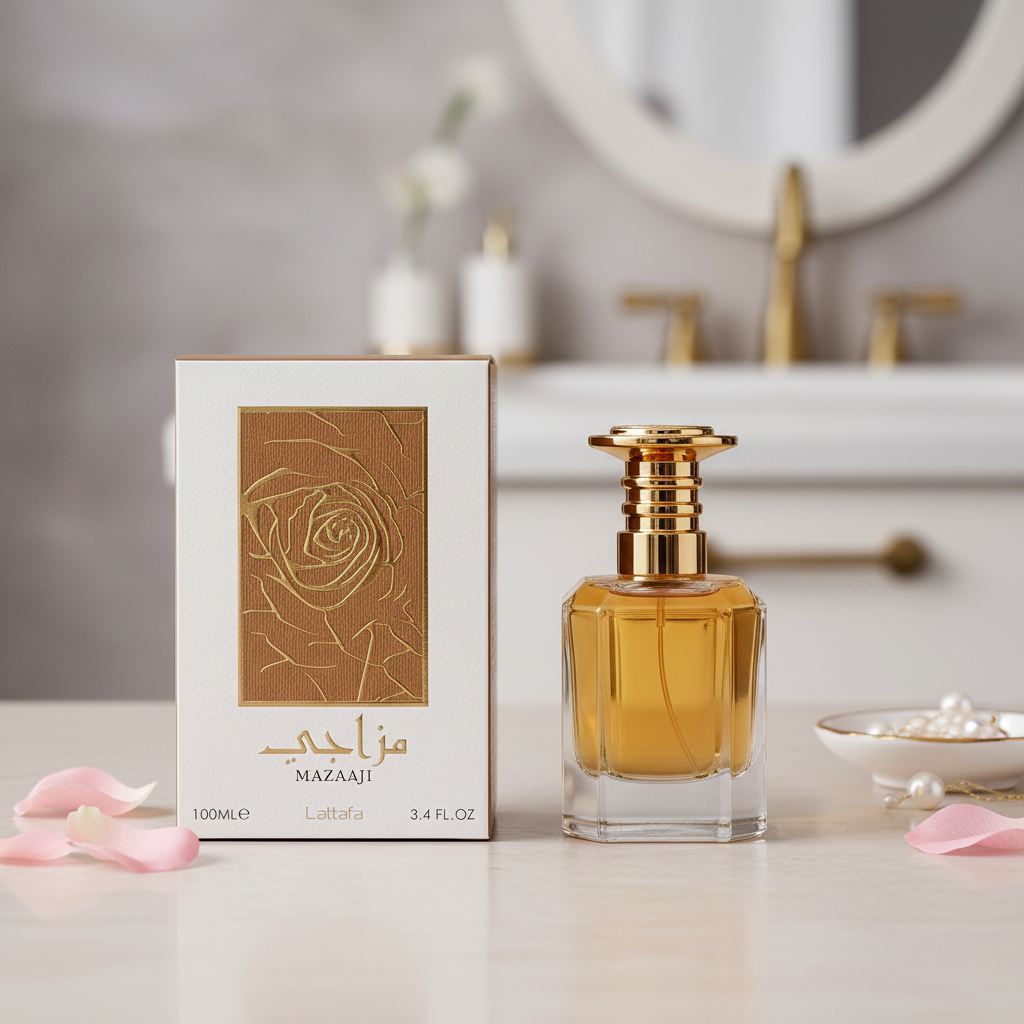 Lattafa Mazaaji by Lattafa Eau De Parfum Spray (Unisex) 3.4 oz (Women)