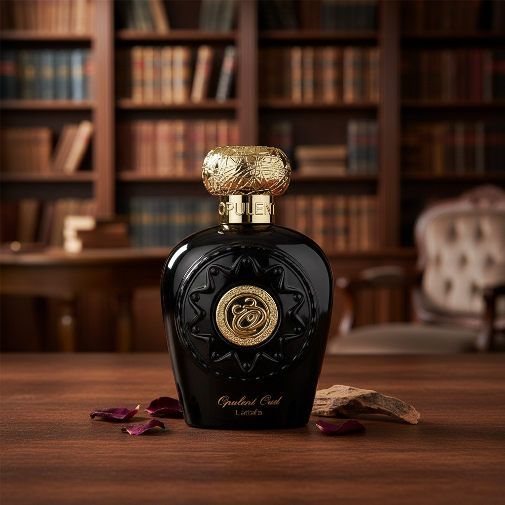 Lattafa Opulent Oud by Lattafa Eau De Parfum Spray (Unisex) 3.4 oz (Men)