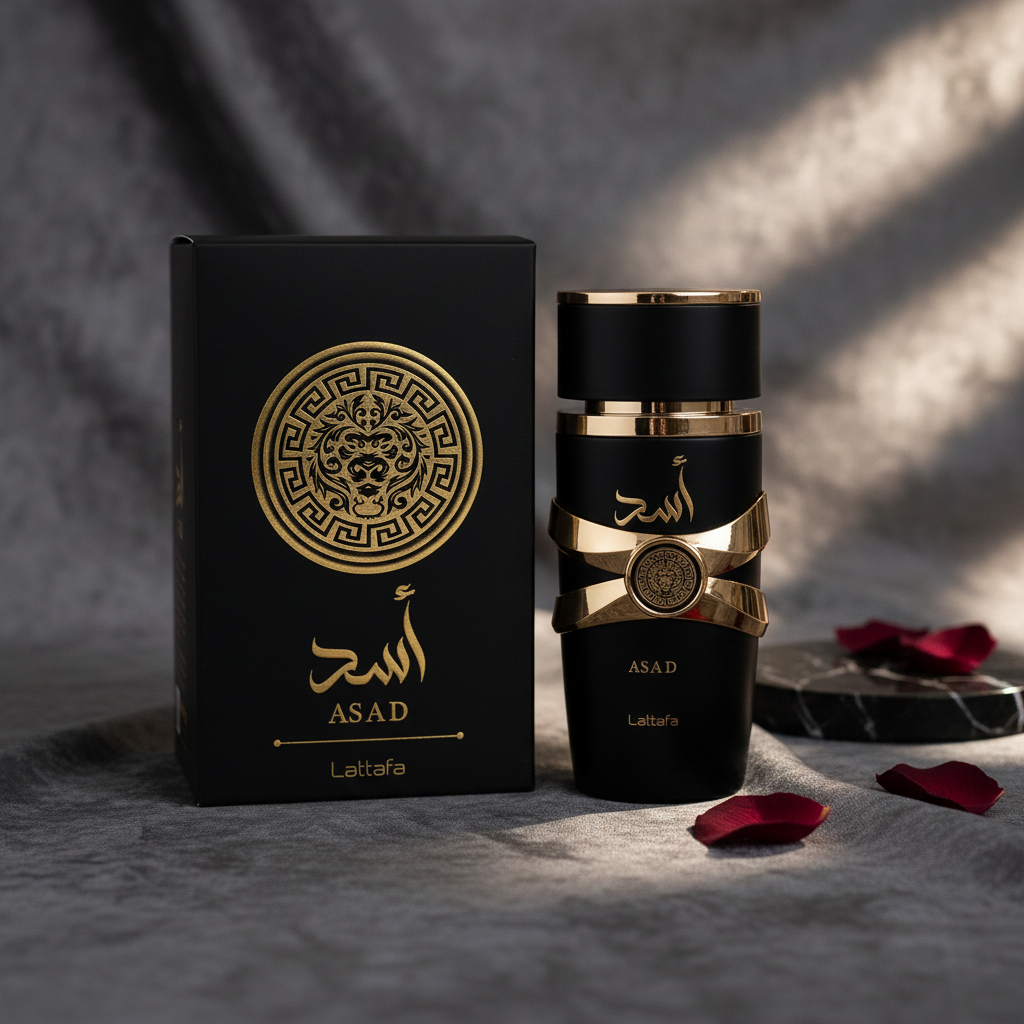 Lattafa Asad by Lattafa Eau De Parfum Spray (Unisex) 3.4 oz (Women)