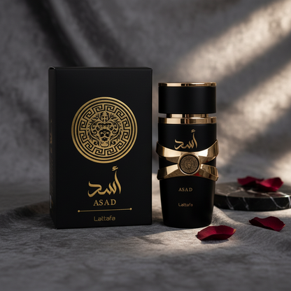 Lattafa Asad by Lattafa Eau De Parfum Spray (Unisex) 3.4 oz (Women)