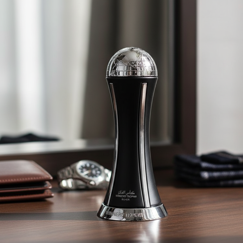Lattafa Pride Winners Trophy Silver by Lattafa Eau De Parfum Spray 3.4 oz (Men)