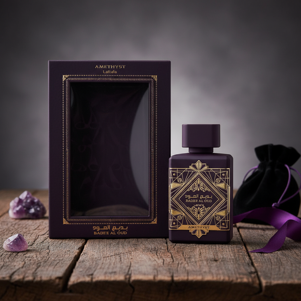 Lattafa Badee Al Oud Amethyst by Lattafa Eau De Parfum Spray (Unisex) 3.4 oz (Women)